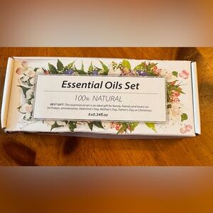 Natural Essential Oils Set - Set of six 10ml bottles. New